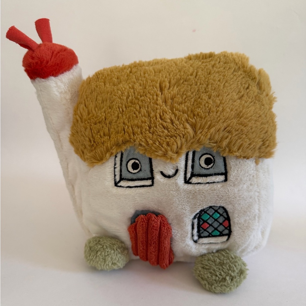Jellycat Bonny Cottage Activity Toy Plush Retired Rare HTF New